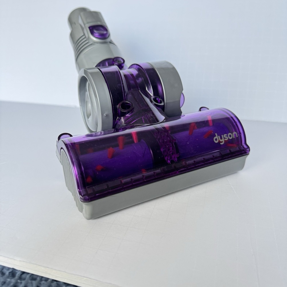 Dyson Tangle-Free Turbine Tool Attachment Purple Grey Pet Hair Removal 925068-02